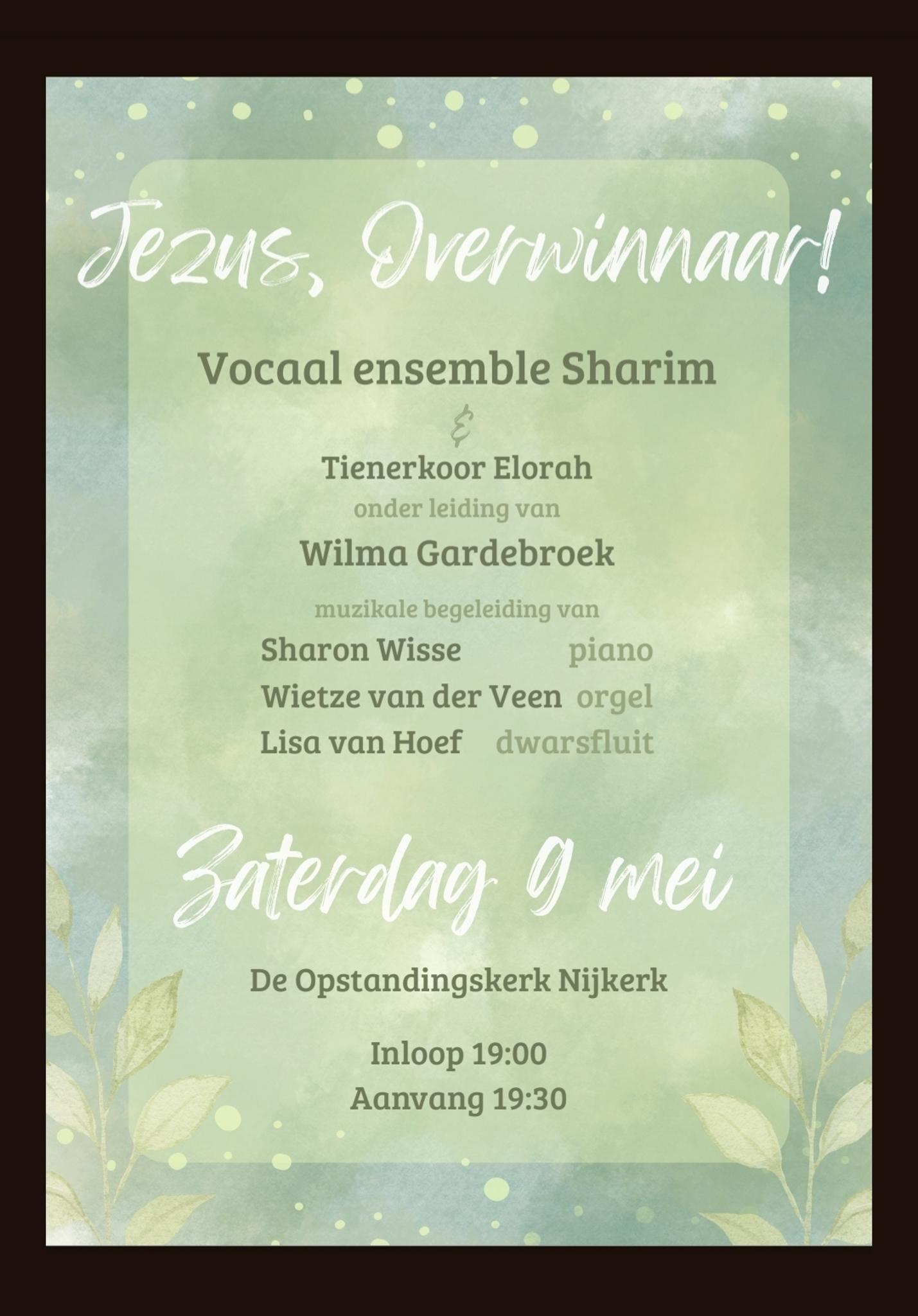 Voorjaarsconcert tienerkoor Elorah