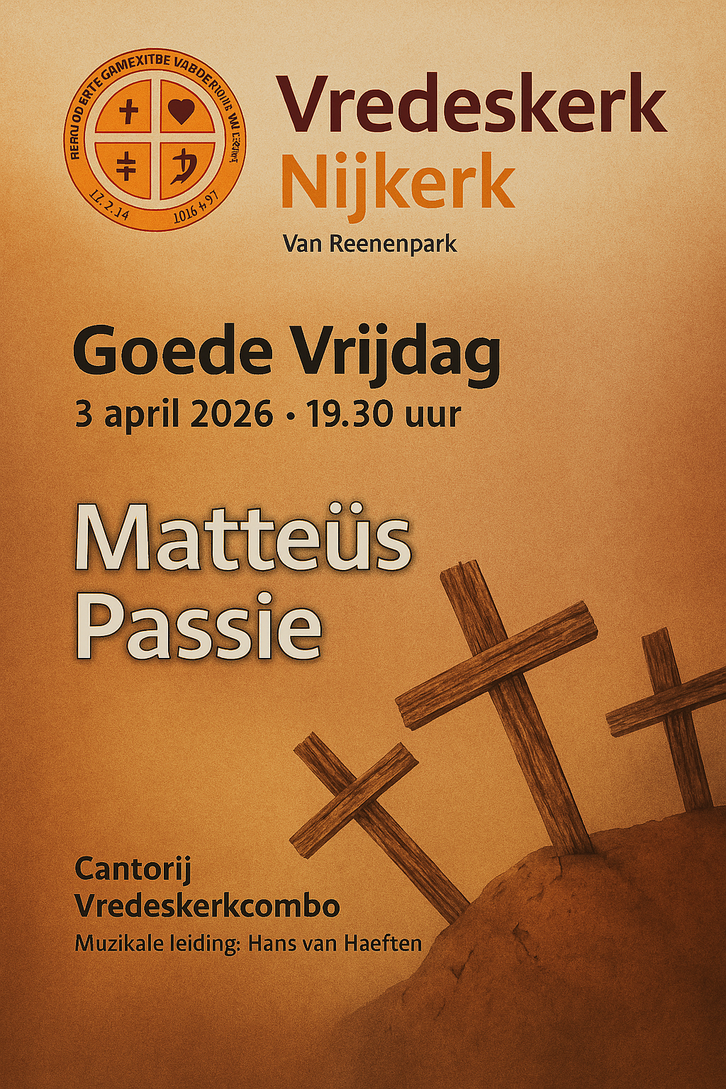 Goede Vrijdag – Matteüs Passie in de Vredeskerk